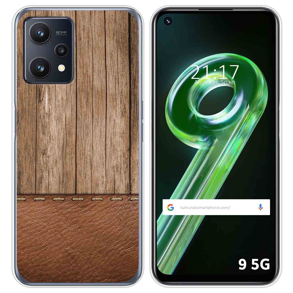 Funda Silicona para Realme 9 5G diseño Madera 09 Dibujos