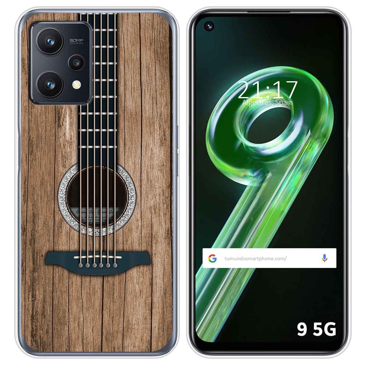 Funda Silicona para Realme 9 5G diseño Madera 11 Dibujos