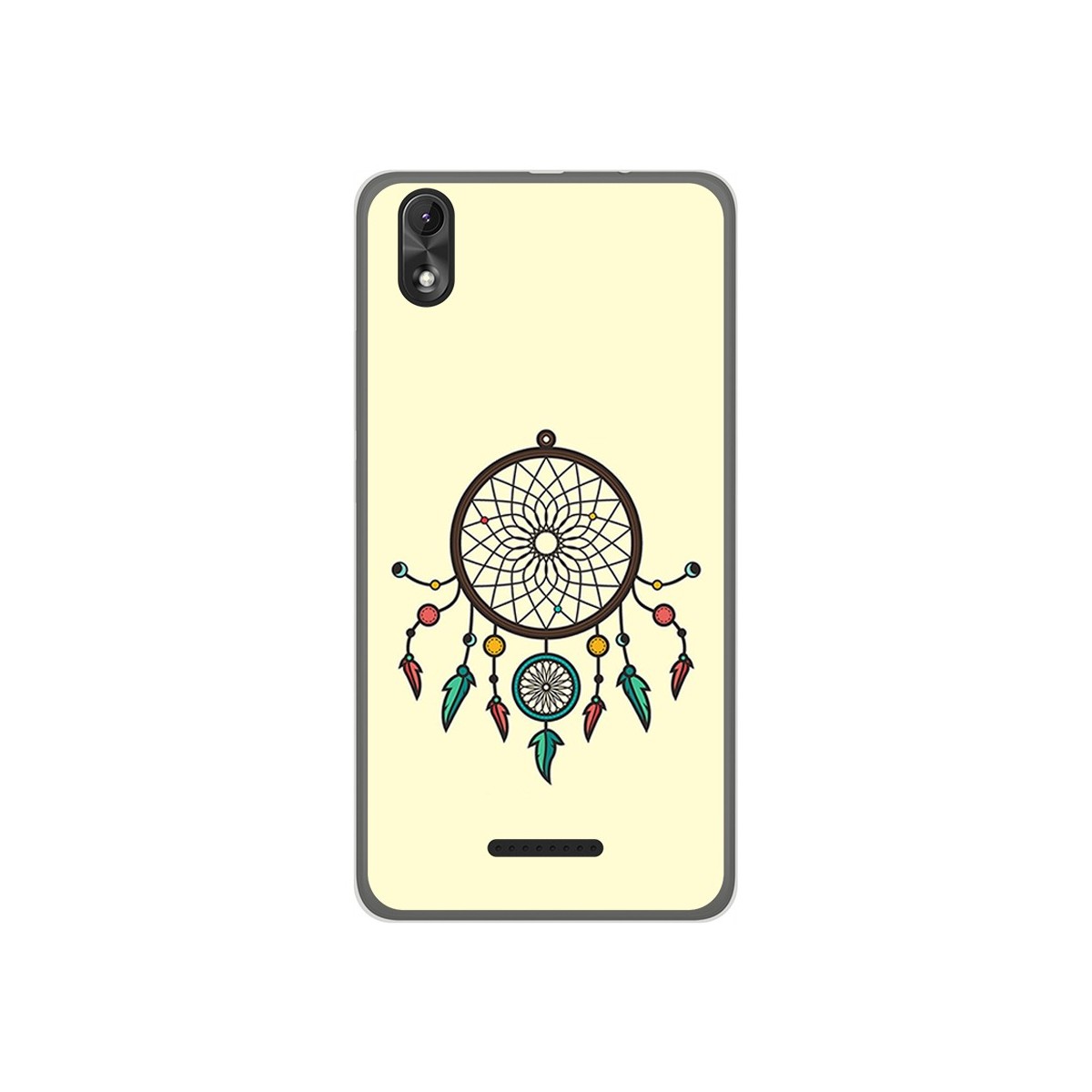 Funda Gel Tpu para Wiko Lenny4 Plus Diseño Atrapasueños Dibujos
