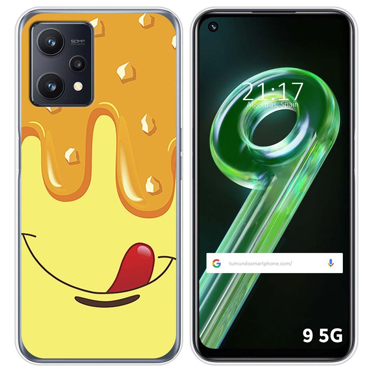 Funda Silicona para Realme 9 5G diseño Helado Vainilla Dibujos