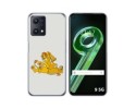 Funda Silicona para Realme 9 5G diseño Leones Dibujos
