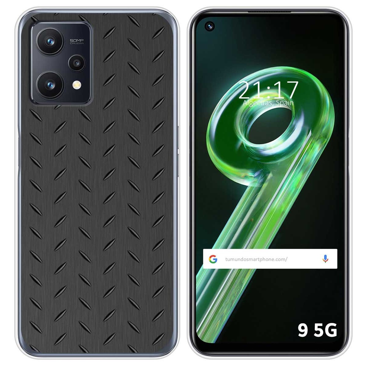 Funda Silicona para Realme 9 5G diseño Metal Dibujos