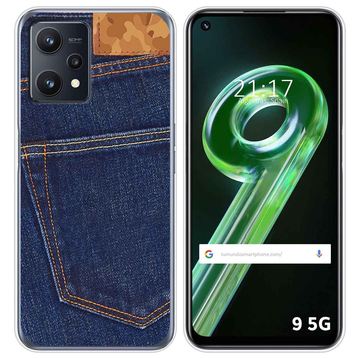 Funda Silicona para Realme 9 5G diseño Vaquero Dibujos