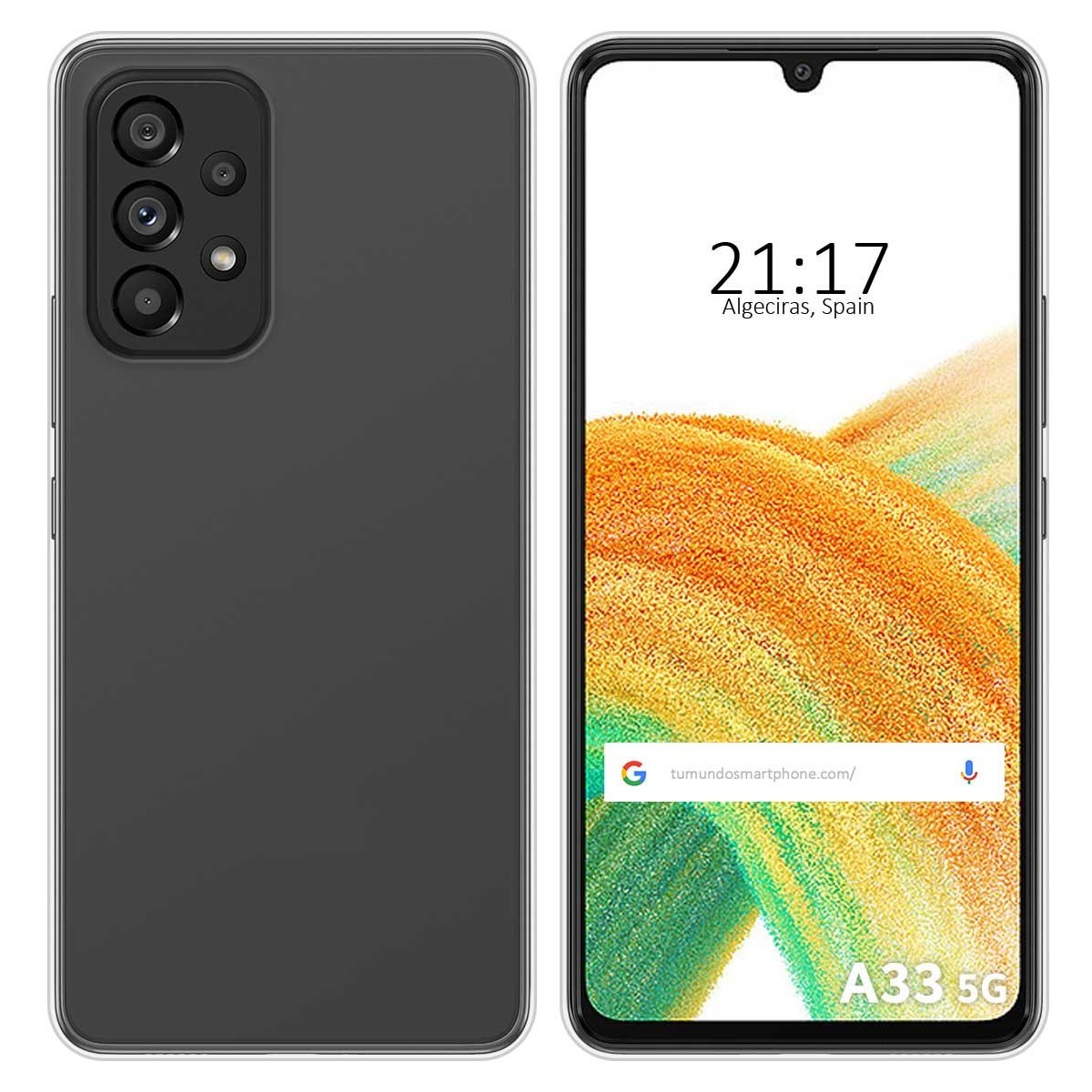 Funda Silicona Gel TPU Transparente para Samsung Galaxy A33 5G