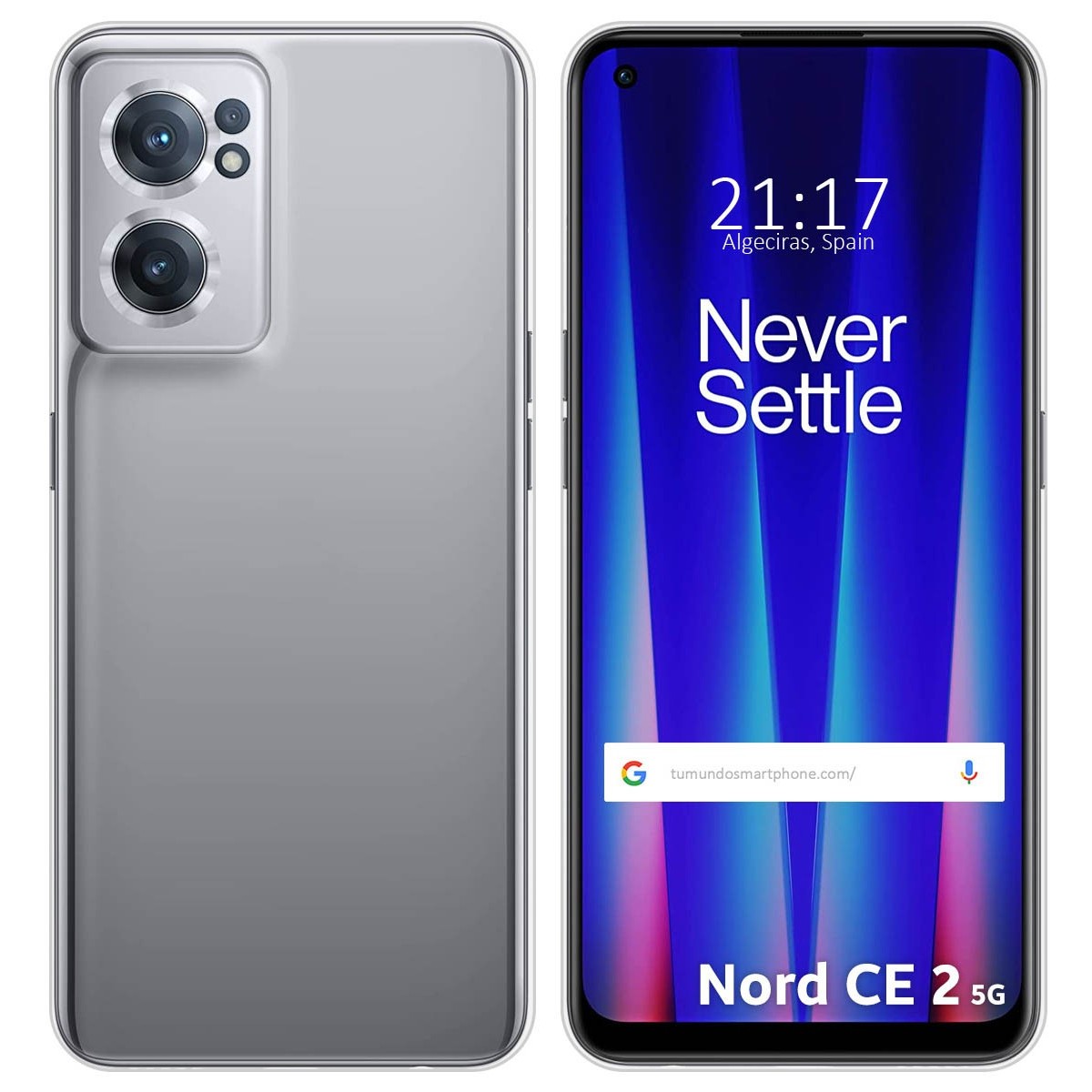 Funda Silicona Gel TPU Transparente para Oneplus Nord CE 2 5G