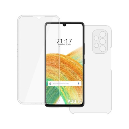 Funda Doble Transparente Pc + Tpu Full Body 360 para Samsung Galaxy A33 5G