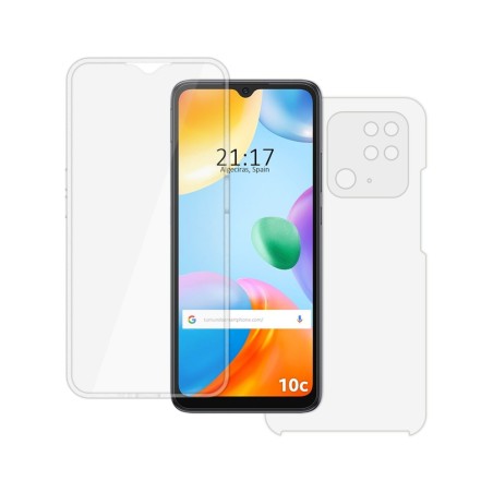 Funda Doble Transparente Pc + Tpu Full Body 360 para Xiaomi Redmi 10C