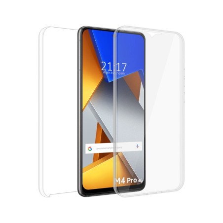 Funda Doble Transparente Pc + Tpu Full Body 360 para Xiaomi POCO M4 Pro 4G