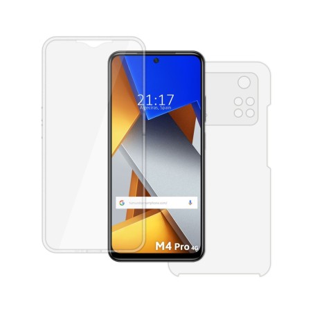 Funda Doble Transparente Pc + Tpu Full Body 360 para Xiaomi POCO M4 Pro 4G