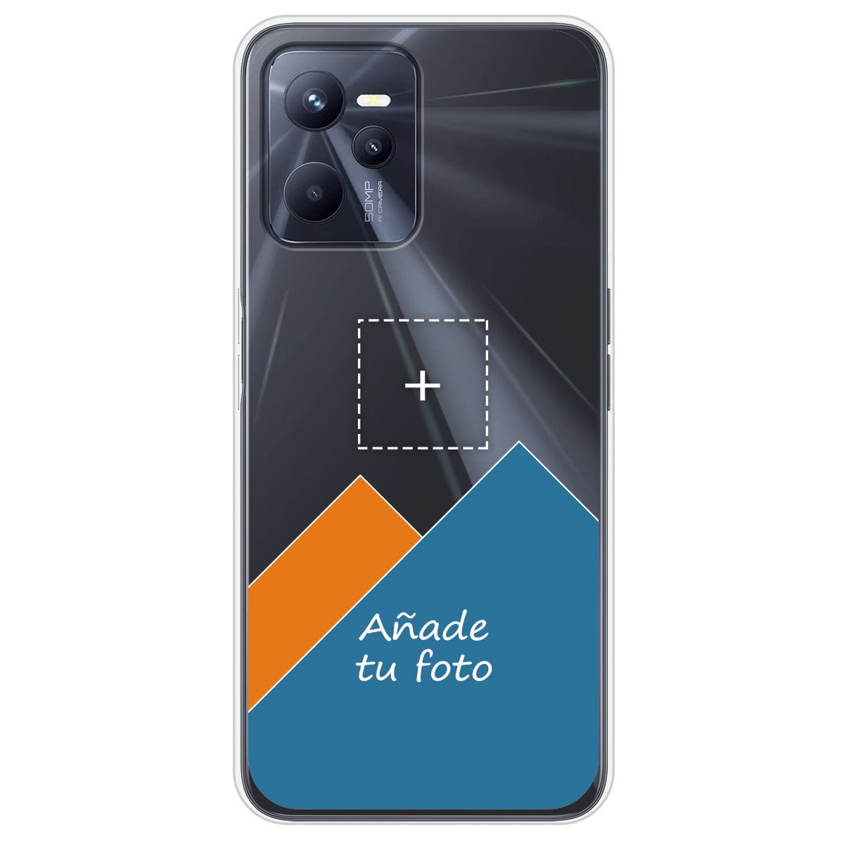 Personaliza tu Funda Silicona Gel Tpu Transparente con tu Fotografia para Realme C35 Dibujo Personalizada