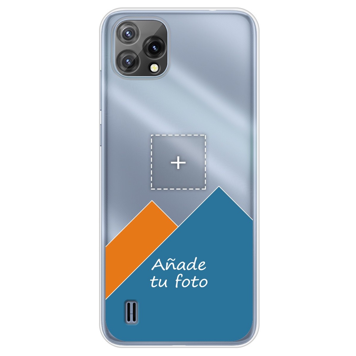 Personaliza tu Funda Silicona Gel Tpu Transparente con tu Fotografia para Blackview A55 Dibujo Personalizada