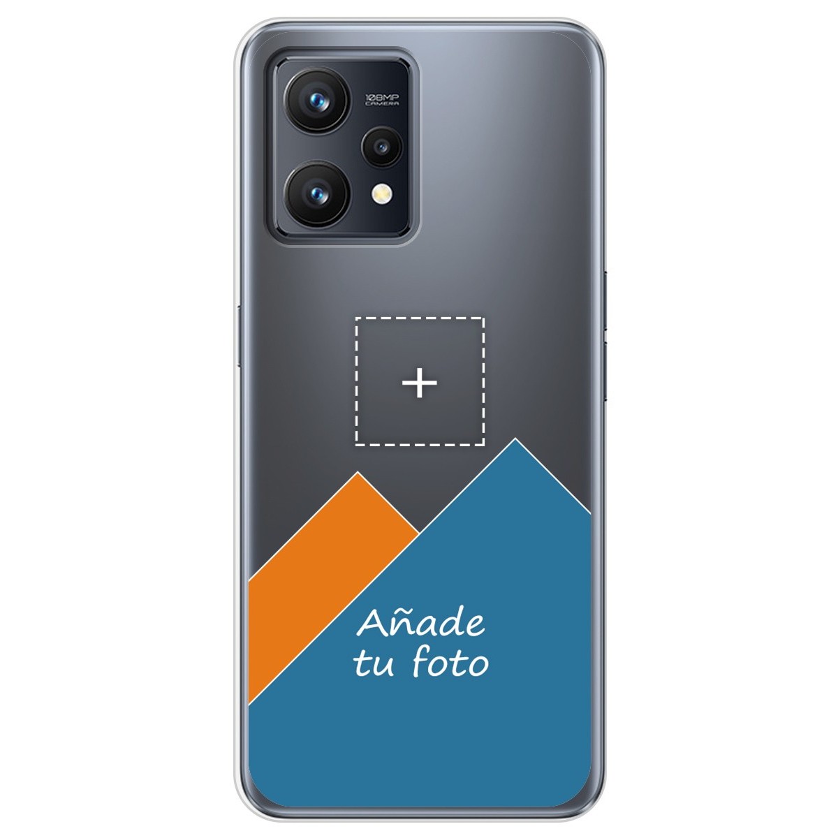 Personaliza tu Funda Silicona Gel Tpu Transparente con tu Fotografia para Realme 9 4G Dibujo Personalizada