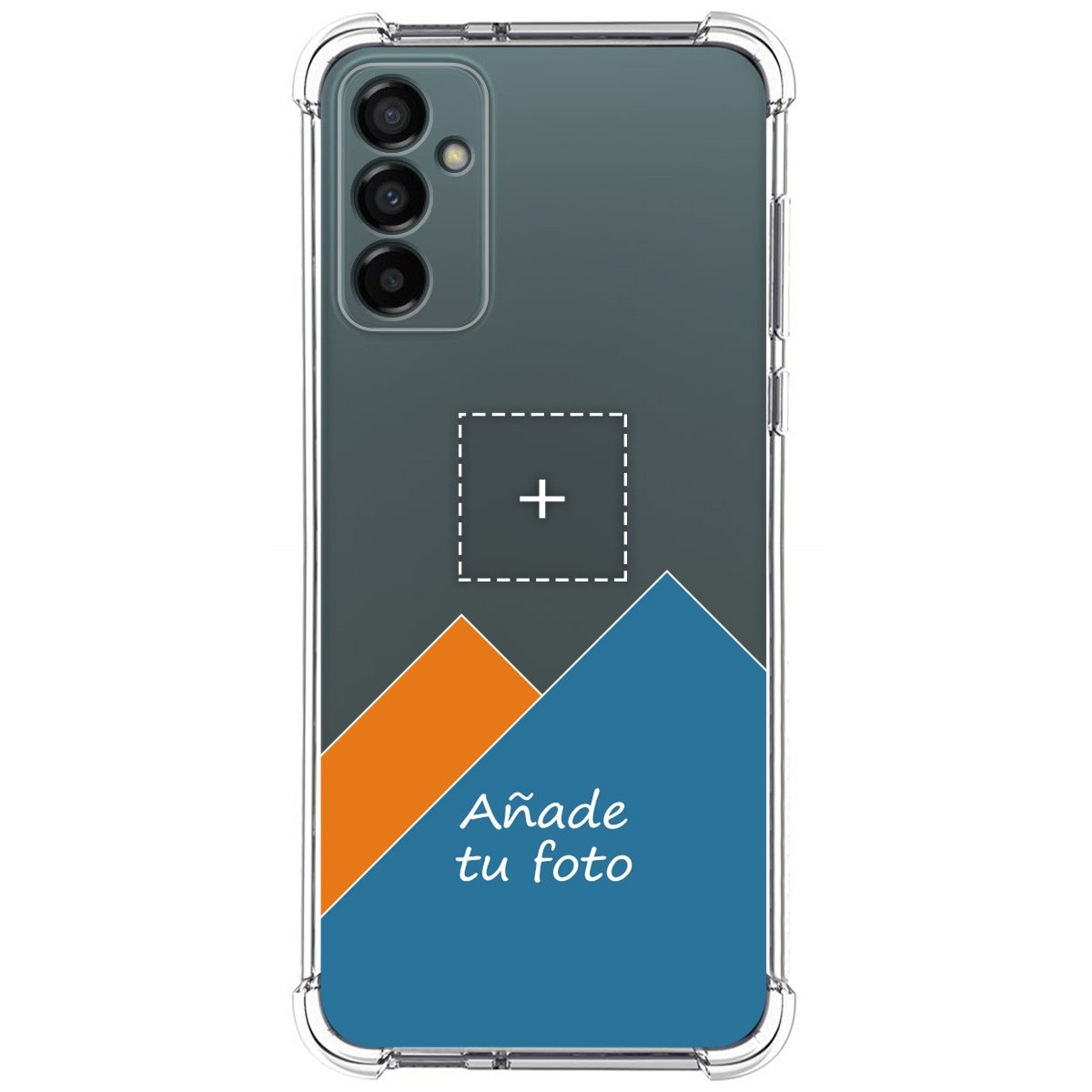 Personaliza tu Funda Silicona AntiGolpes Transparente con tu Fotografía para Samsung Galaxy M23 5G Dibujo Personalizada