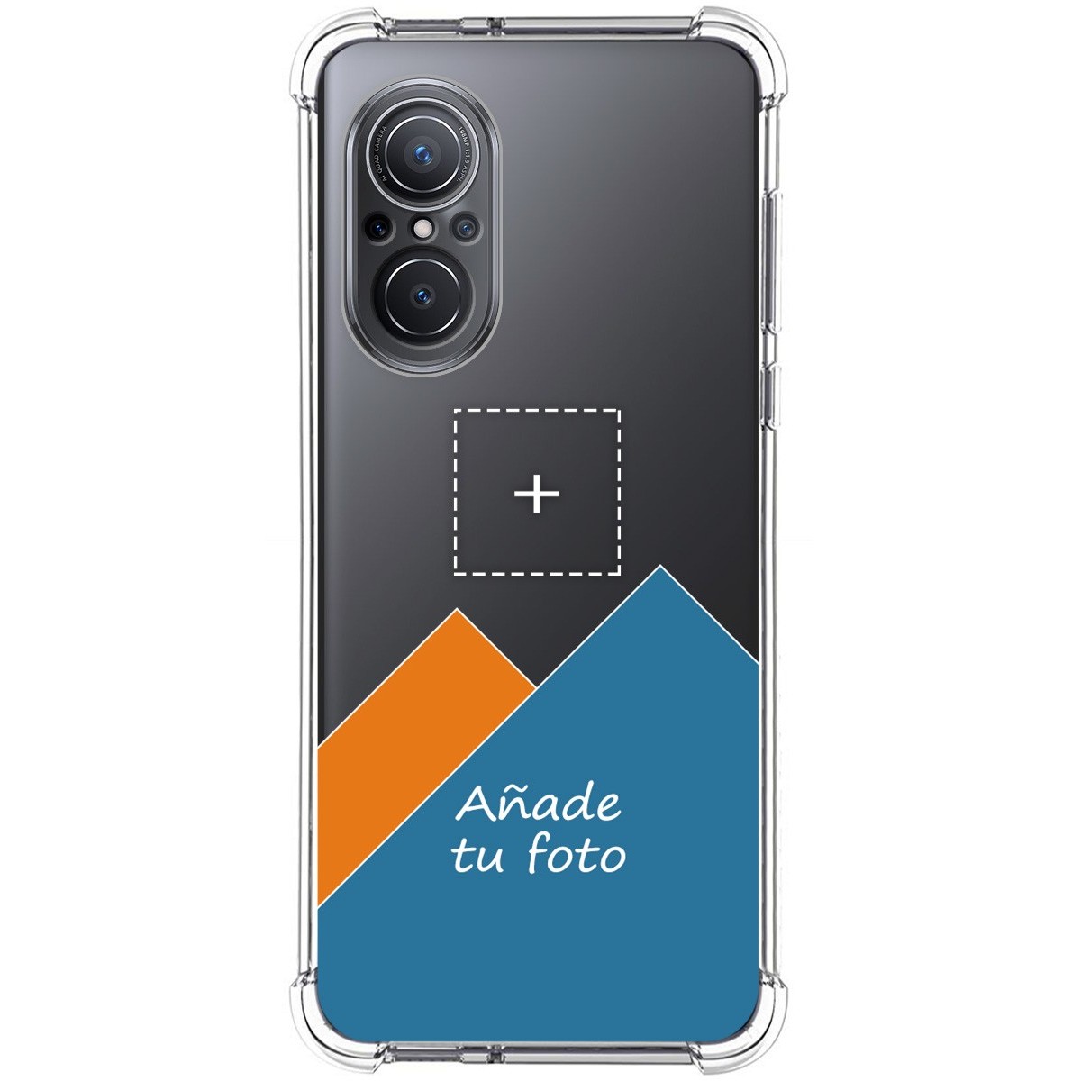 Personaliza tu Funda Silicona AntiGolpes Transparente con tu Fotografía para Huawei Nova 9 SE Dibujo Personalizada