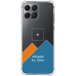 Personaliza tu Funda Silicona AntiGolpes Transparente con tu Fotografía para Huawei Honor X8 Dibujo Personalizada