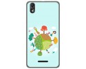 Funda Gel Tpu para Wiko Lenny4 Plus Diseño Familia Dibujos