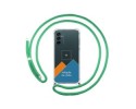 Personaliza tu Funda Colgante Transparente para Samsung Galaxy M23 5G con Cordon Verde Agua Dibujo Personalizada