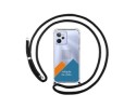 Personaliza tu Funda Colgante Transparente para Realme C31 con Cordon Negro Dibujo Personalizada