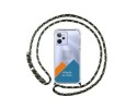 Personaliza tu Funda Colgante Transparente para Realme C31 con Cordon Verde / Dorado Dibujo Personalizada