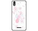 Funda Gel Tpu para Wiko Lenny4 Plus Diseño Flores Minimal Dibujos