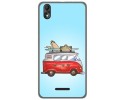 Funda Gel Tpu para Wiko Lenny4 Plus Diseño Furgoneta Dibujos