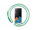 Personaliza tu Funda Colgante Transparente para Huawei Honor X8 con Cordon Verde Agua Dibujo Personalizada
