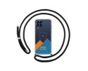 Personaliza tu Funda Colgante Transparente para Samsung Galaxy M33 5G con Cordon Negro Dibujo Personalizada