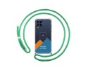 Personaliza tu Funda Colgante Transparente para Samsung Galaxy M33 5G con Cordon Verde Agua Dibujo Personalizada