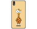 Funda Gel Tpu para Wiko Lenny4 Plus Diseño Jirafa Dibujos