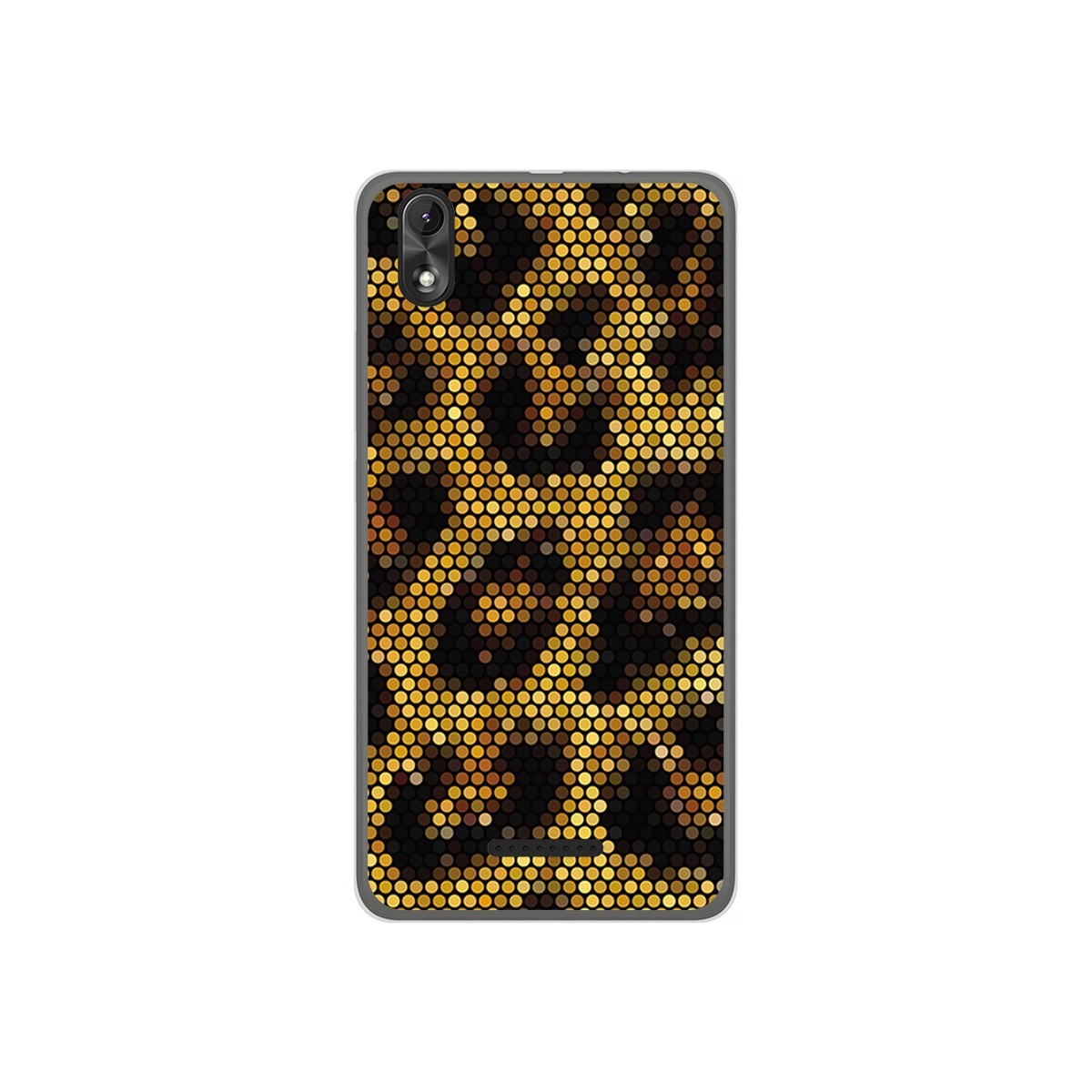 Funda Gel Tpu para Wiko Lenny4 Plus Diseño Leopardo Dibujos