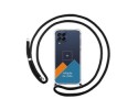 Personaliza tu Funda Colgante Transparente para Samsung Galaxy M53 5G con Cordon Negro Dibujo Personalizada