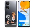Funda Silicona Transparente para Huawei Honor X7 diseño Avestruz Dibujos