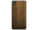 Funda Gel Tpu para Wiko Lenny4 Plus Diseño Madera Dibujos