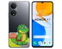 Funda Silicona Transparente para Huawei Honor X7 diseño Coco Dibujos