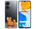 Funda Silicona Transparente para Huawei Honor X7 diseño Leopardo Dibujos