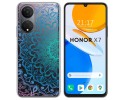 Funda Silicona Transparente para Huawei Honor X7 diseño Mandala Dibujos