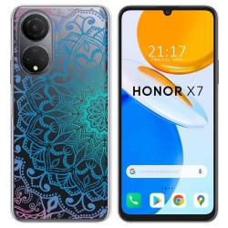 Funda Silicona Transparente para Huawei Honor X7 diseño Mandala Dibujos