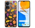 Funda Silicona Transparente para Huawei Honor X7 diseño Otoño Dibujos