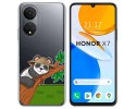 Funda Silicona Transparente para Huawei Honor X7 diseño Panda Dibujos