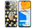 Funda Silicona Transparente para Huawei Honor X7 diseño Piña Dibujos