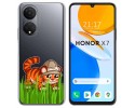 Funda Silicona Transparente para Huawei Honor X7 diseño Tigre Dibujos