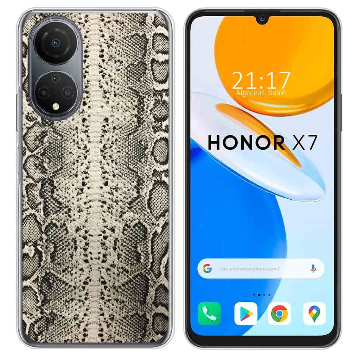 Funda Silicona para Huawei Honor X7 diseño Animal 01 Dibujos