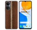 Funda Silicona para Huawei Honor X7 diseño Cuero 01 Dibujos