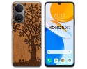 Funda Silicona para Huawei Honor X7 diseño Cuero 03 Dibujos