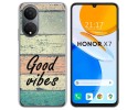 Funda Silicona para Huawei Honor X7 diseño Madera 01 Dibujos