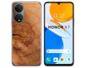 Funda Silicona para Huawei Honor X7 diseño Madera 04 Dibujos