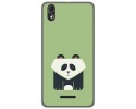 Funda Gel Tpu para Wiko Lenny4 Plus Diseño Panda Dibujos
