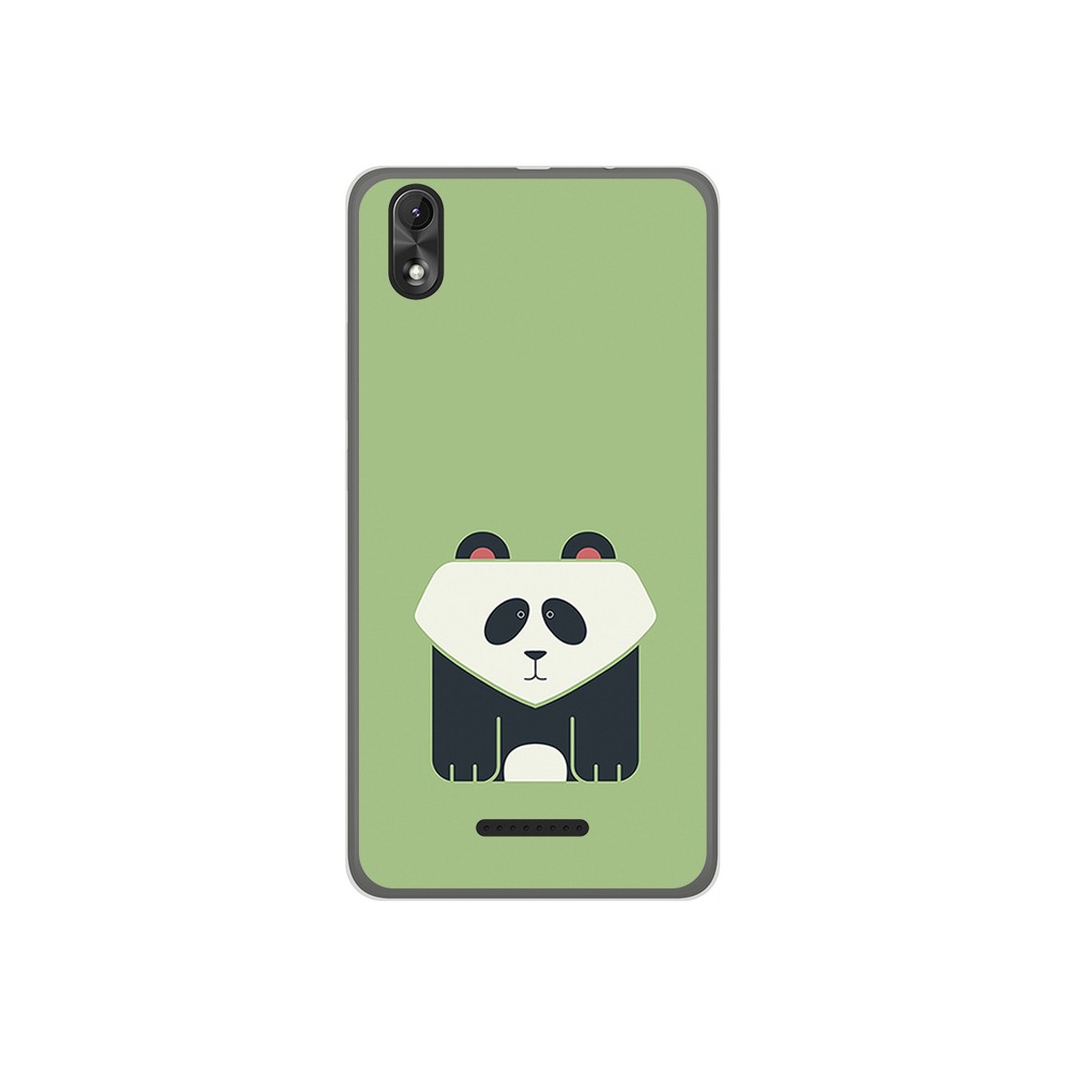 Funda Gel Tpu para Wiko Lenny4 Plus Diseño Panda Dibujos
