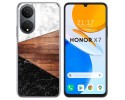 Funda Silicona para Huawei Honor X7 diseño Mármol 11 Dibujos