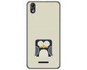 Funda Gel Tpu para Wiko Lenny4 Plus Diseño Pingüino Dibujos